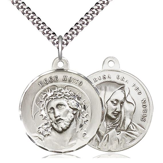 ECCE HOMO & MATER DOLOROSA TWO-SIDED MEDAL